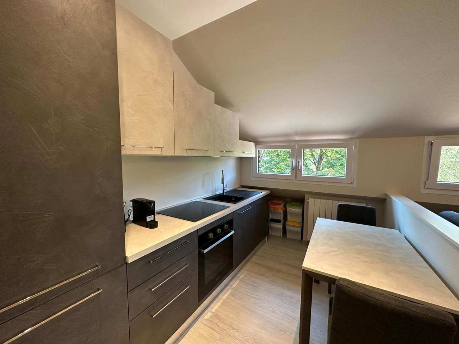 Apartament Mansarda G.A. Clusone Zewnętrze zdjęcie